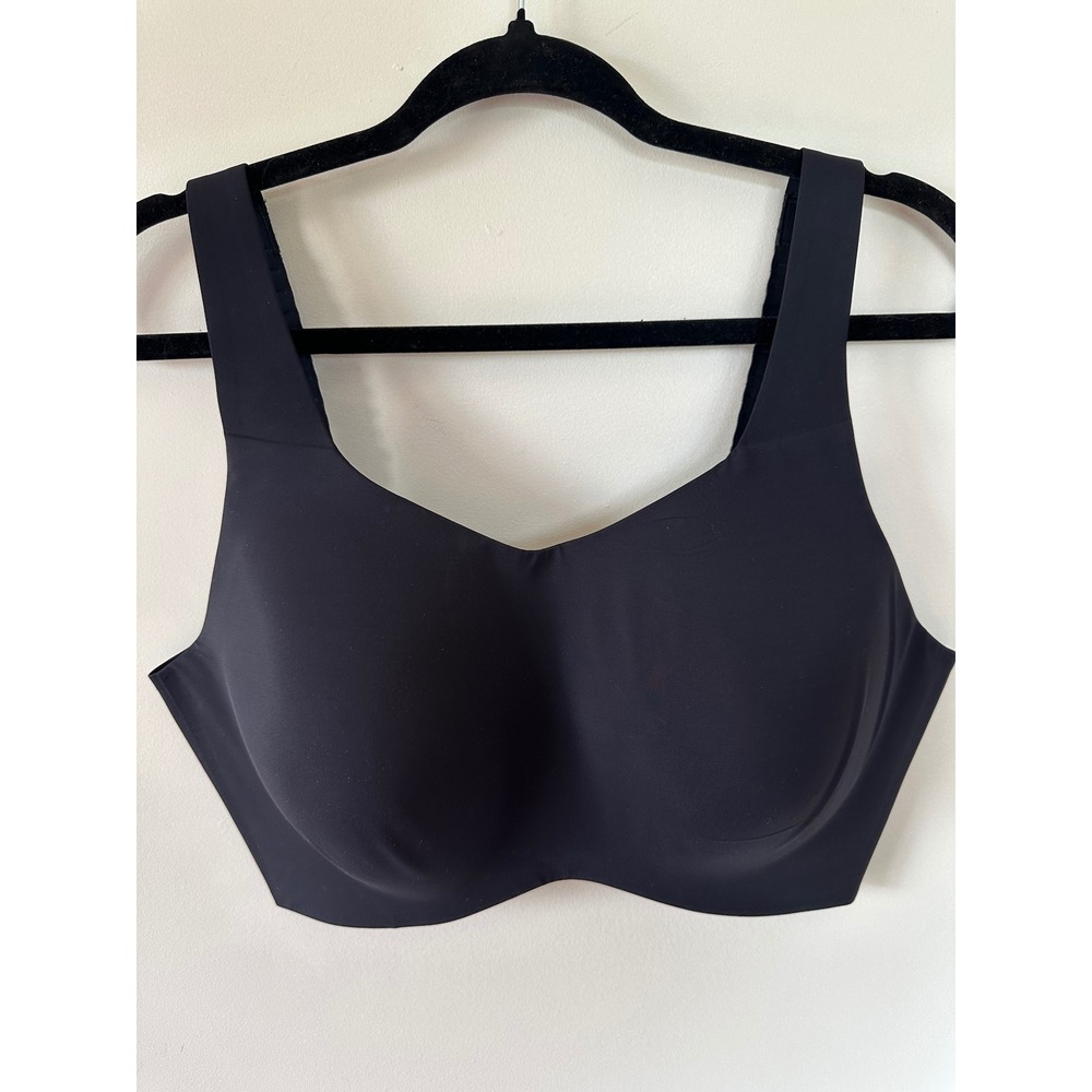 Knix HiTouch High Impact Sports Bra Black Wireless Molded Cups Size 7+ HIBRA101